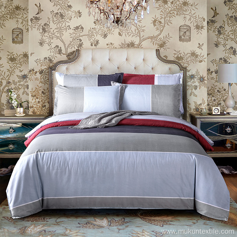 Queen bed sheet cotton bedding set