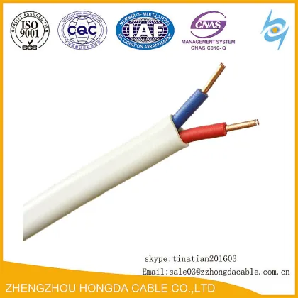 PVC Insulated Wire Flat Cable,VVF Cable 3 Core 6mm2