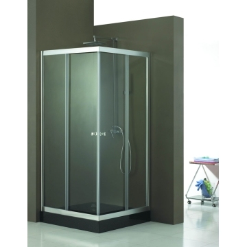 Corner Entry Tri-wheel Sliding Shower Room