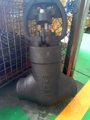 ASME A105N Gate Valve, API 602, 4 Inch, Class 1500, BW Ends