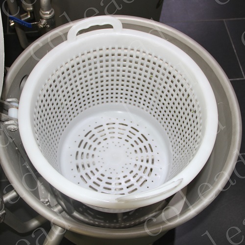 Commercial basket type vegetable washing machine