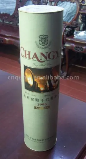 wine bottle packaging tube