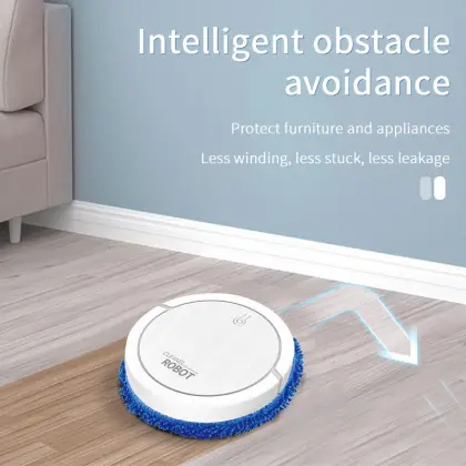 USB Rechargeable Smart Vacuum Cleaner for Home Floors