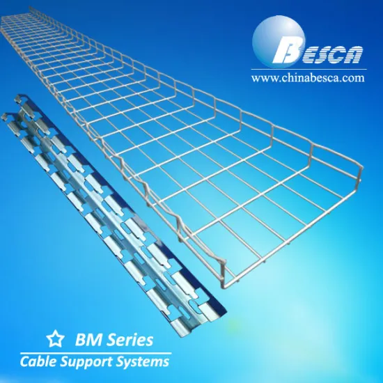 Electro Galvanized Wire Mesh Cable Tray With Trapeze Manufacturer(UL,CE Listed)