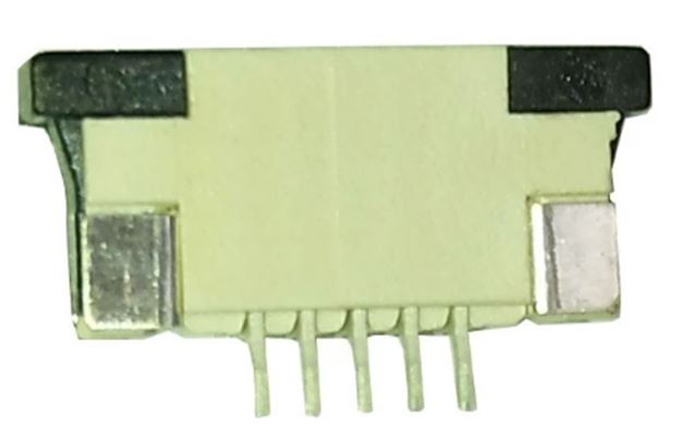 Pitch 0.8mm FPC Connector SMT หน้าสัมผัสด้านล่างแนวนอน