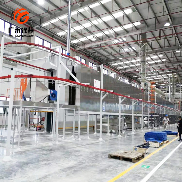 Auto Electrostatic Powder Coating Line for Furniture