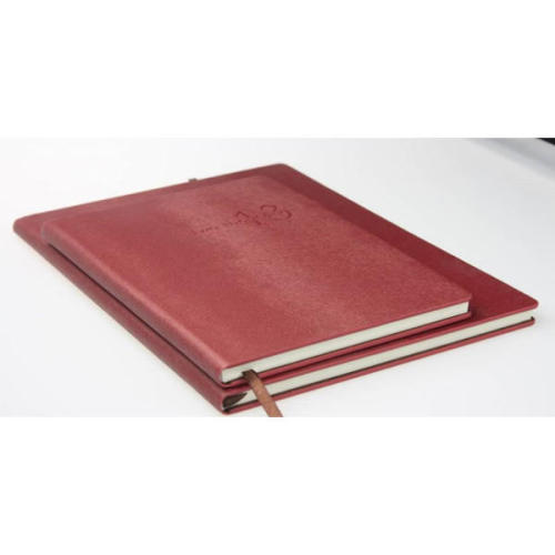 Pearl Squirrel Stripe Color PU Softcover Stone Notebook