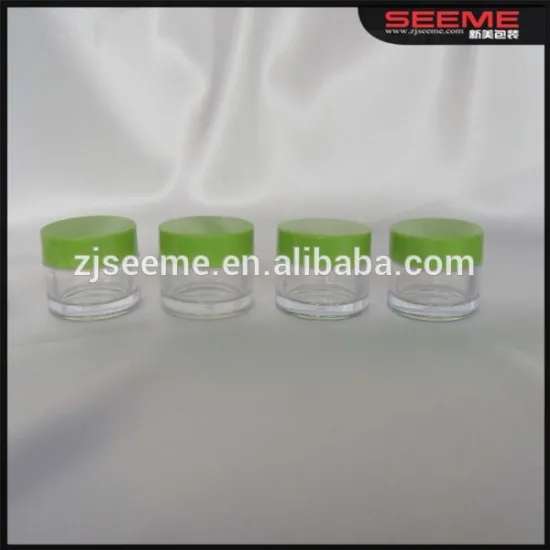 cosmetic packaging sample jars 5g,frosted cosmetic jars,15g plastic cream jar