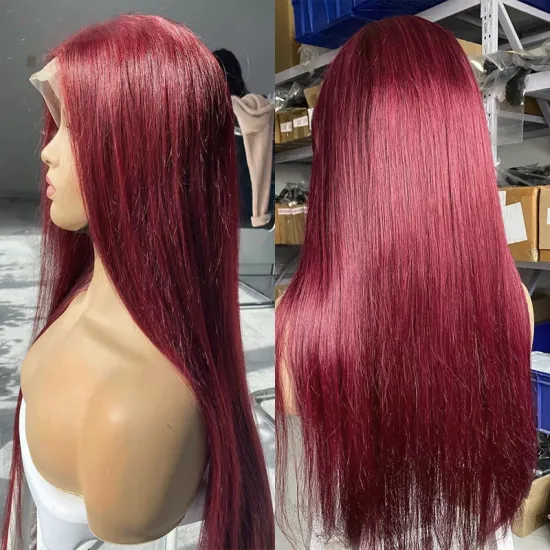 Transparent 13x6 Lace Frontal Wig 40 Inch Pre Plucked Baby Hair,Perruque HD Lace Frontal Wig Naturel Human Hair Wig Front Lace