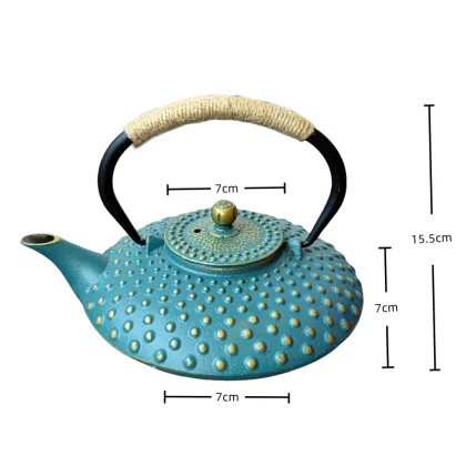 Custom Enamel Cast Iron Teapot & Coffee Kettle - 1000ML