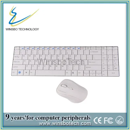 High Quality 2.4G Delux Wireless Keyboard and Mouse Combo