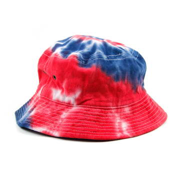 Tie Dye Bucket Hat - 100% Cotton Women's Travel Sun Protection Hat