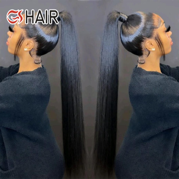 GS Full 360 Lace Front Brazilian Virgin Straight Human Hair Wig for Black Women