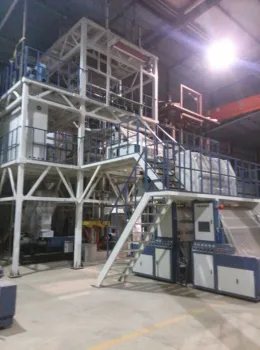 SG-1500mm high quality automatic three layers co-extrusion films blowing machinery in ruian factory