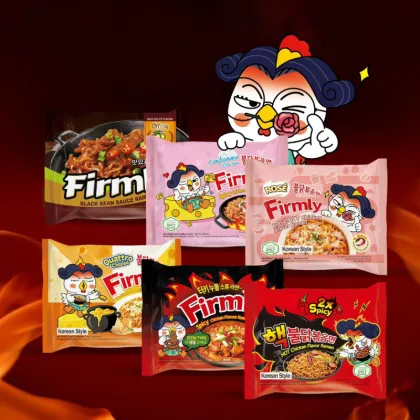 Creamy Chicken Flavour Ramen Korean Black Bean Noodles Braised Chicken Flavour Ramen Rosé Cream Chicken Flavour Ramen Extra Spi