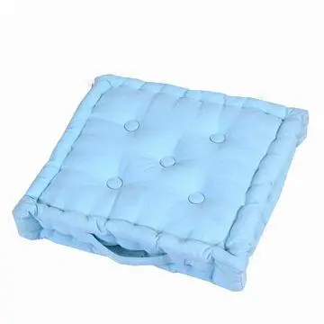 Memory foam floor cushion, made of 100% cotton