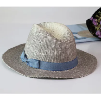 Fashion mens straw panama hat fedora panama straw hat