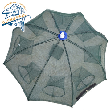 2mm Mesh Steel Wire Cast Fishing Net with Portable Automatic Folding Umbrella" 

However, considering the components mentioned, a more fitting and coherent title might be:

"4-6-8-12 Holes 2mm Mesh Steel Wire Casting Fishing Net with Portable Automatic Fo
