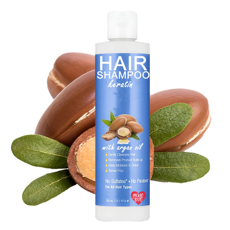 Huile d'argan shampooing hydratant profond pour les cheveux secs