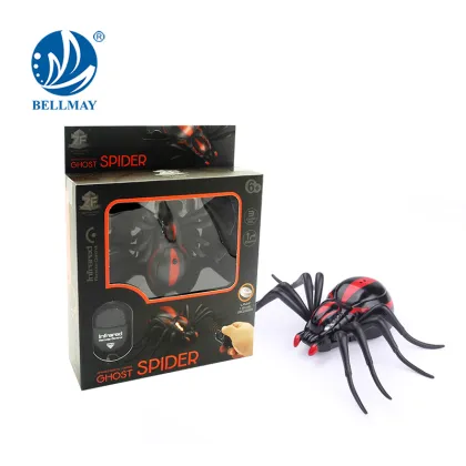 Toys rc infrared black remote control spider