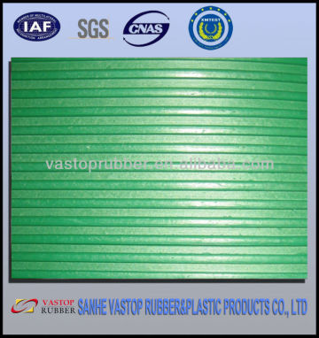 flat ribbed rubber mat