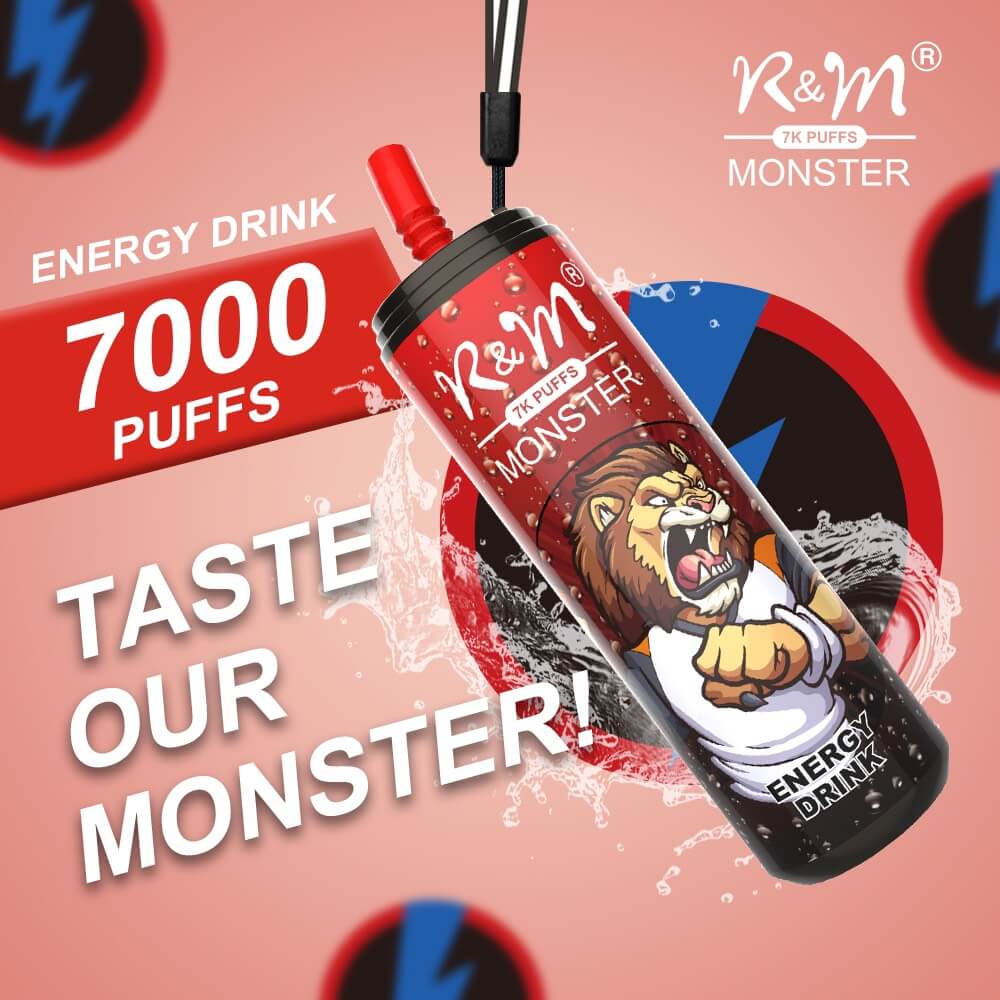 Recargable POD desechable R&M Monster 7000 bocanadas