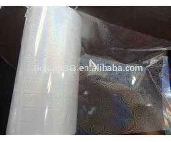 High Transparent PVC/ PET/ OPP Holographic Film with Good Quality