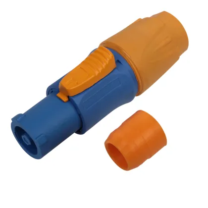 Professional Audio Speaker Wire Connectors: Speakon Female and Male Plugs for Audio & Video Accessories