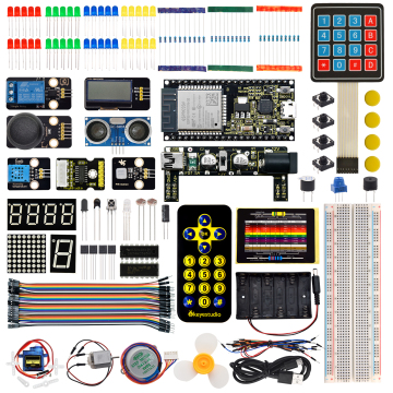 Keyestudio ESP32 Learning Sensor Kit: Complete Edition with STEM Modules and ESP32 Board