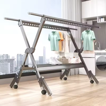 Rak pengeringan pakaian stainless stainless multifungsi
