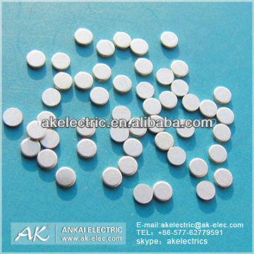 Great Quality AgZnO round type Contact Pieces