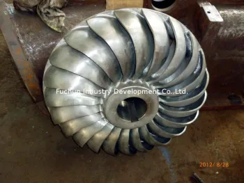 High Head 130kw Horizontal Turgo Turbine With High Velocity Jet For Power Station