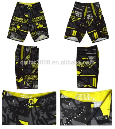 brand name board shorts polyester beach shorts mens swim trunks shorts