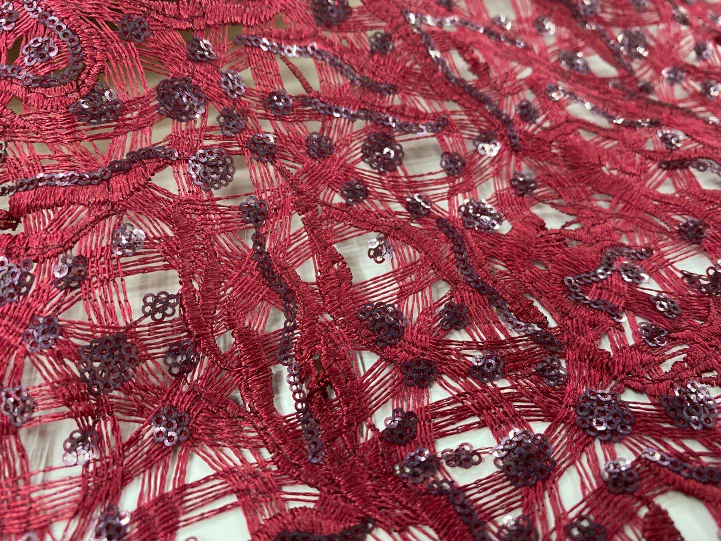 2MM Seuins Embroidery Fabric