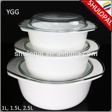 Heat Resistant Opal Glass Opal Glass dinnerware Casserole