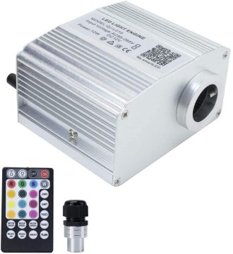 APP Controlled 10W RGBW LED Fiber Optic Light Star Ceiling Kit