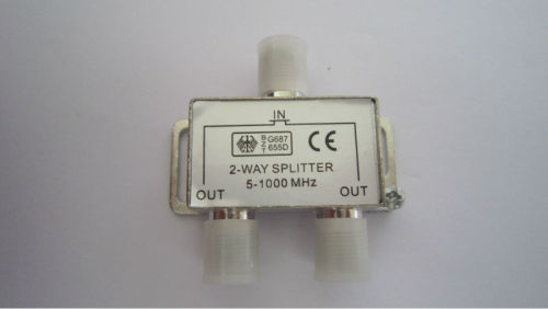 NEW satellite tv splitter satellite tv cable splitter