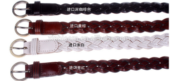 korea style new ladies' and women's handmade braided knot general all-match slim leather waist belt