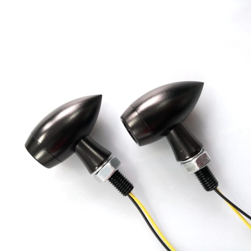 ઇ-માર્ક ન્યુ વોટરપ્રૂફ મીની બુલેટ સ્ટાઇલ મોટરસાયકલ બ્લિંકર ટર્ન સિગ્નલ લાઇટ સૂચક