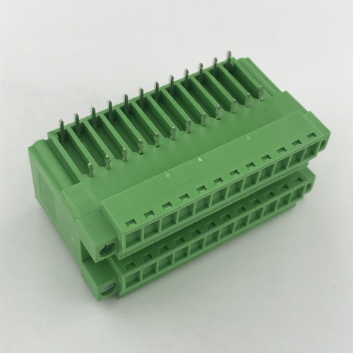 3.81mm pitch with flange double row terminal block