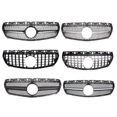 13-18 Mercedes-Benz A-Class W176 AMG Vertical Bar GT Modified Grille