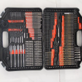 Excellent 246-piece Drill Bit Set Coated HSS Bits and Storage Case with Titanium Drill Holes HSS 4241 Carbon Steel Round Shank