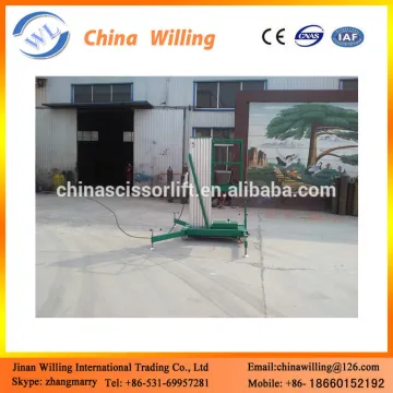 Stable Aluminum Platform Lift single man lift with low price WLA0.1-6