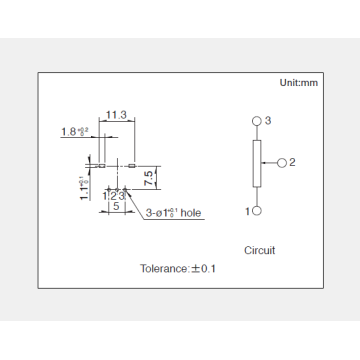 Serie Rk09l Drehpotentiometer