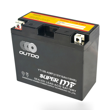 YT12B-4(MF) Regulated Activated Lead Acid Motorcycle Battery