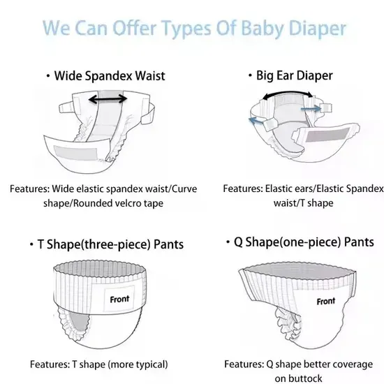 Customizable Adult Diapers Wholesale