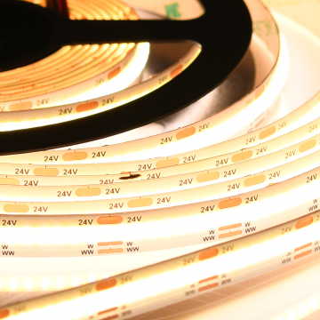 Color Temperature 2700K/3000K/4000K/6000K Waterproof Cob Led Strip 24v Flexible White Cob Led Light Strip