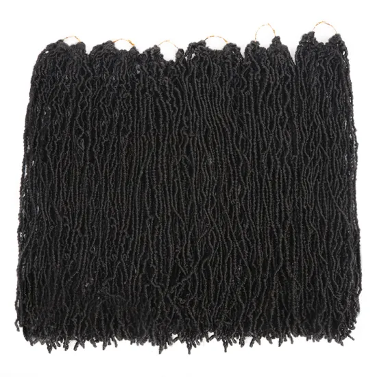 Sister Locks Crochet Hair Micro Locs 18inch Mini Dreadlocks Natural Soft Curly Faux Locs Crochet Braiding Hair
