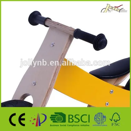 Banana 12" Wooden Bicycles Cross and Children Balance Bikes