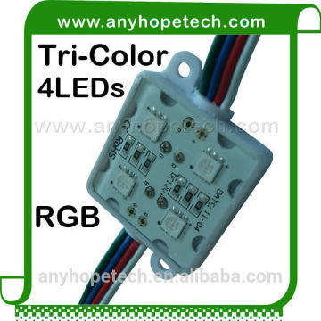 Hot sale efficiency SMD5050 4LEDs 12v dc colorful led module